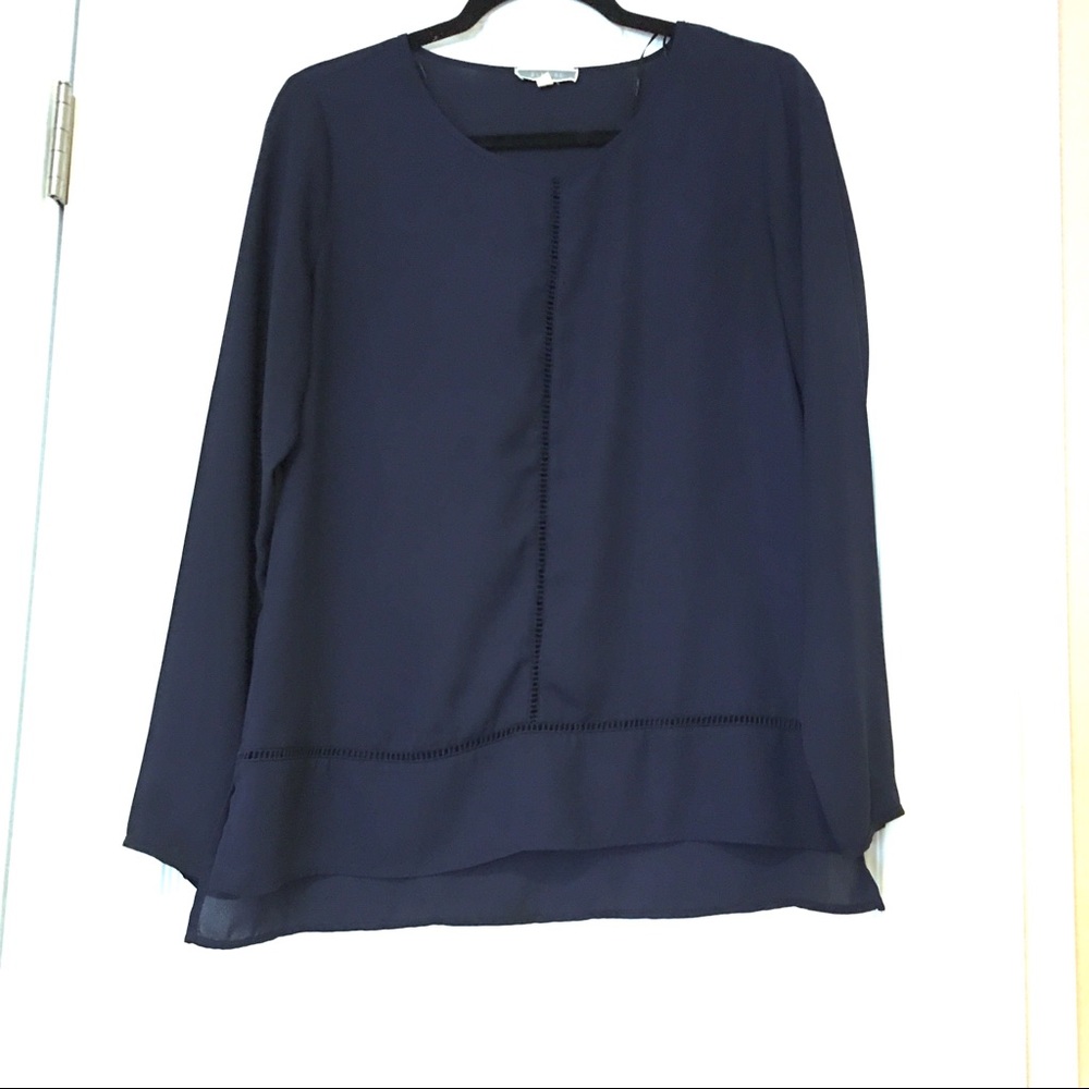 Pleione Blue Blouse size Medium